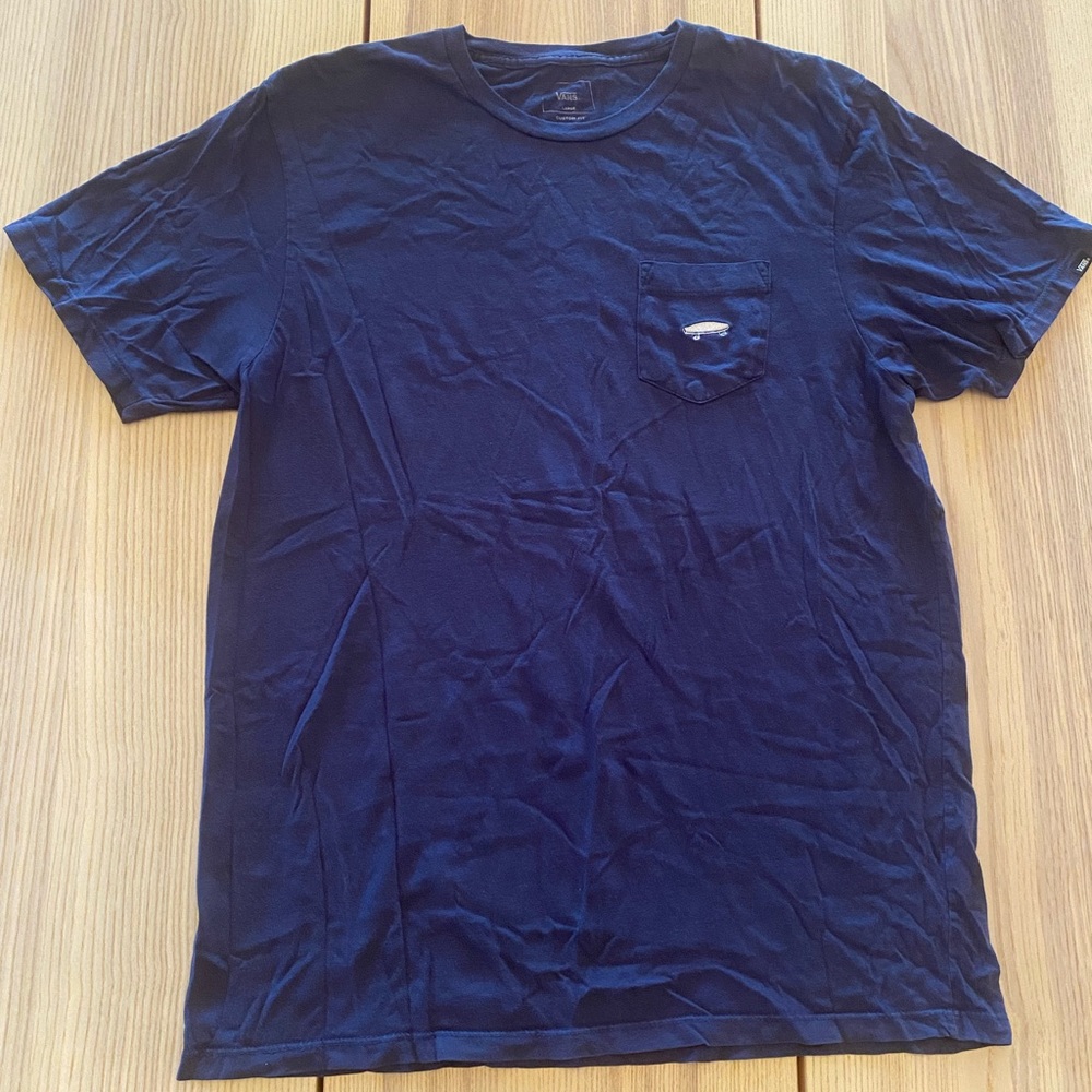 VANS custom fit pocket t-shirt size Large